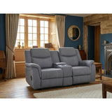 Galaxy Tech Electric Recline  3+2+1  Sofa Set In Grey Fabric