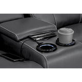 Galaxy Tech Electric Recliner 3+1+1 Sofa Set In Grey