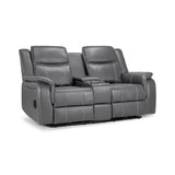 Galaxy Tech Electric Recliner 3+1+1 Sofa Set In Grey