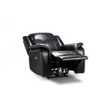 Galaxy Tech Electric Recliner 3+2 Sofa Set in  Black