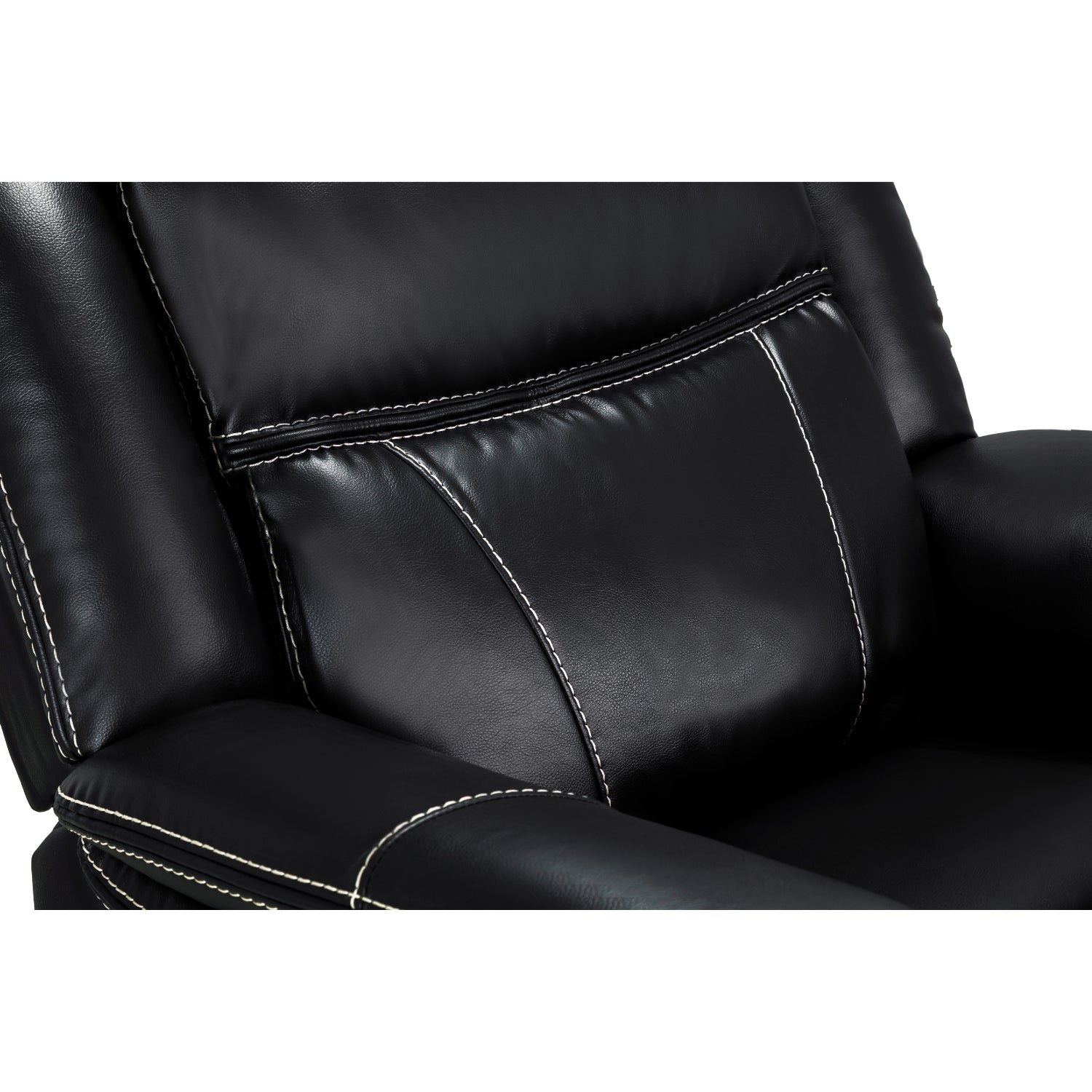 Galaxy Tech Electric Recliner 3+2 Sofa Set in  Black