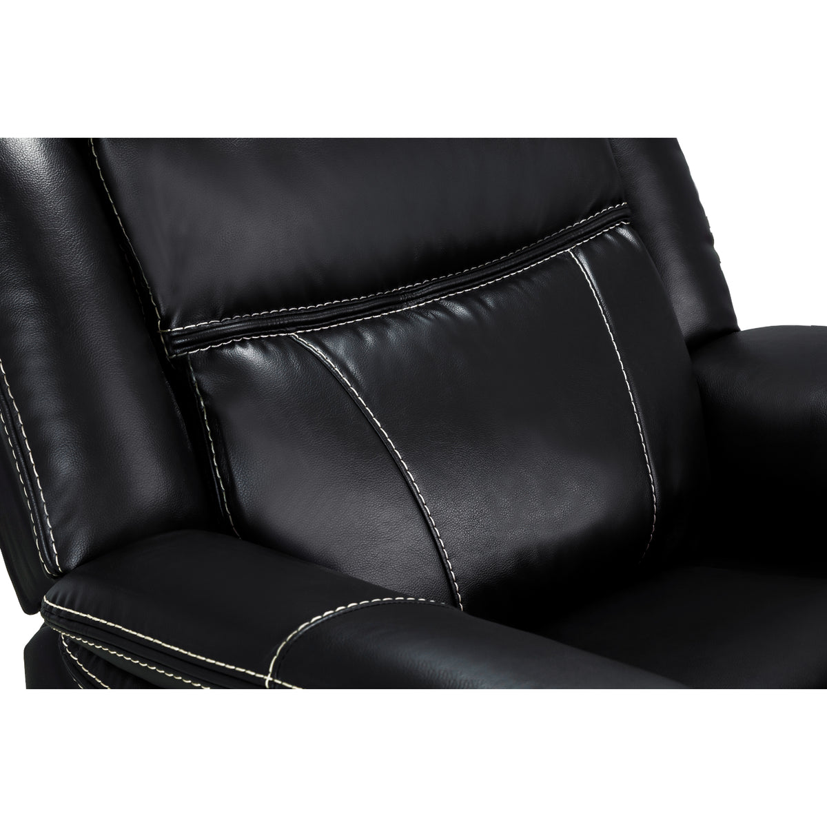 Galaxy Tech Electric Recliner 3+1+1  Sofa Set In Black