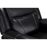 Galaxy Tech Electric Recliner 3+1+1  Sofa Set In Black
