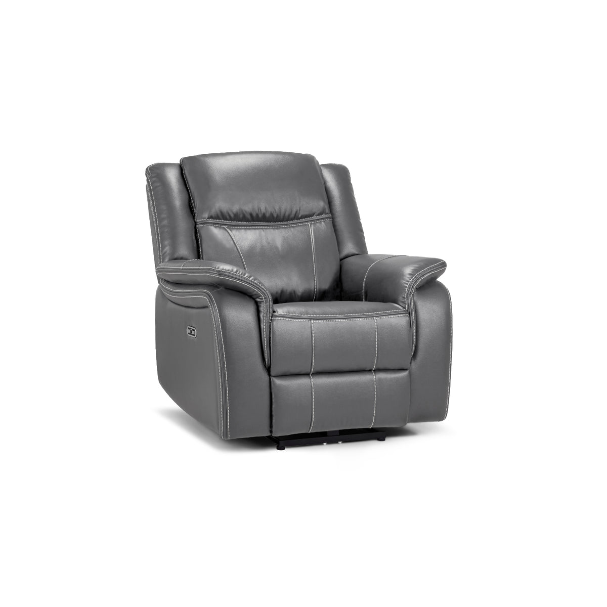 Galaxy Tech Electric Recliner 3+1+1 Sofa Set In Grey