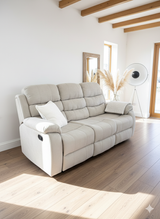 Stanley Manual Recliner Sofa 3+2+1 in  Beige