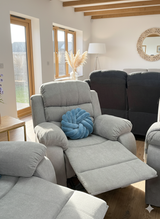 Stanley Manual Recliner Sofa3+2+1 In  Grey