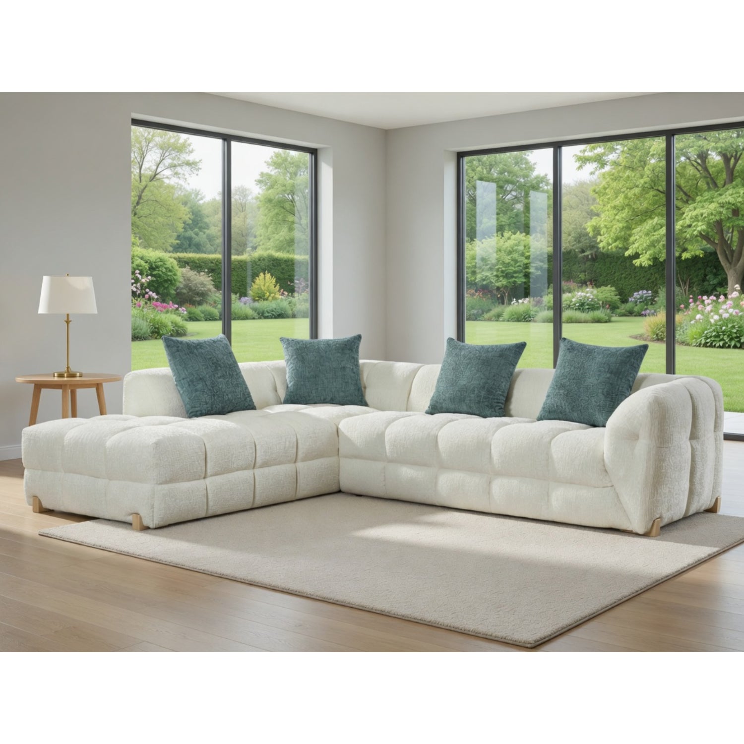 Genoa Sofa Left Hand In Beige