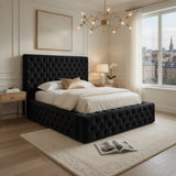 Dreamscape Pleated Upholstery Designer Bed Frame