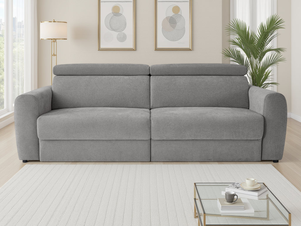 Dakota Electric Sofabed  3 Seater In Grey