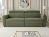 Dakota Electric Sofabed 3 Seater In Green