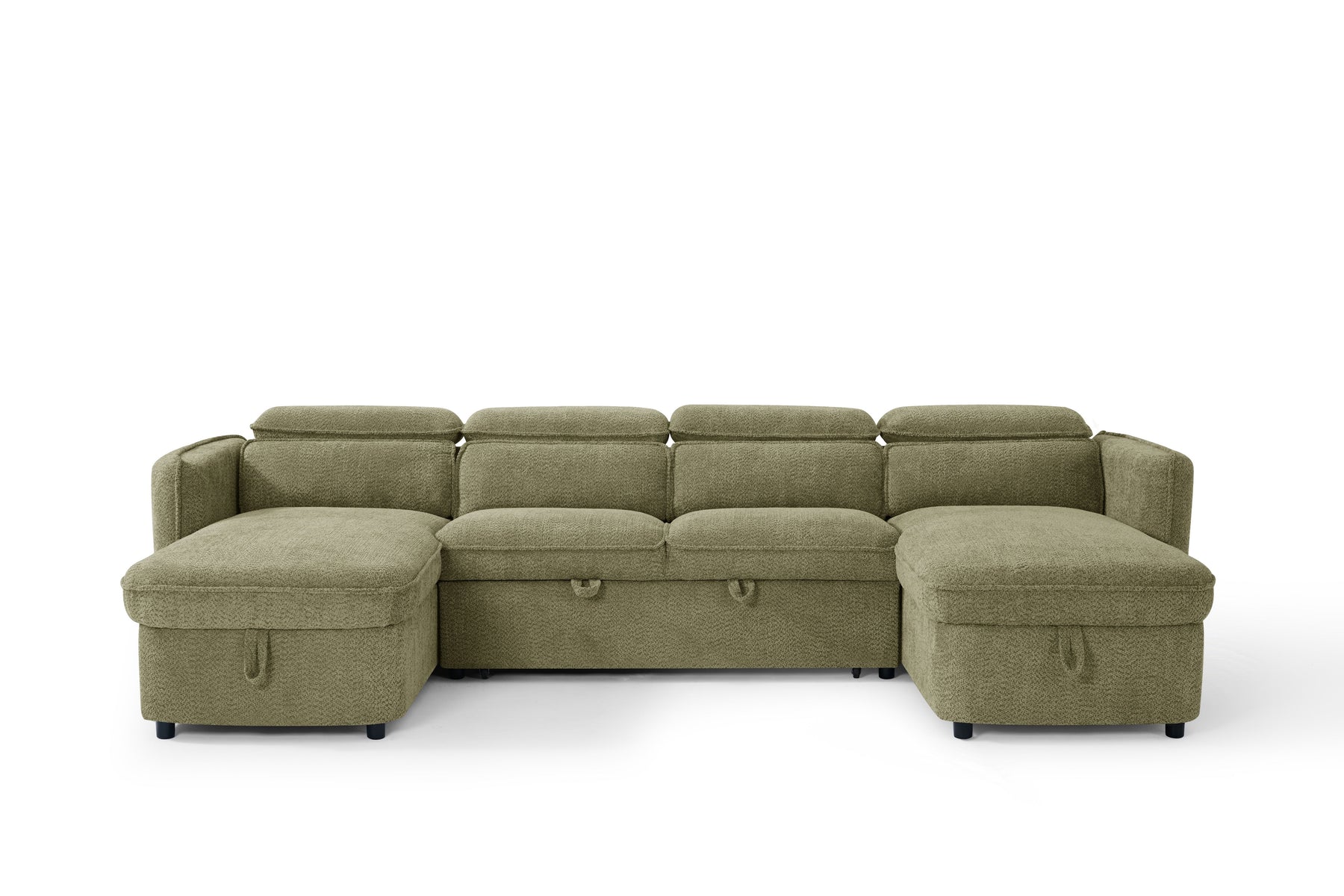 Capri Sofabed U Shape Corner In Green