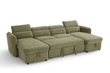Capri Sofabed U Shape Corner In Green
