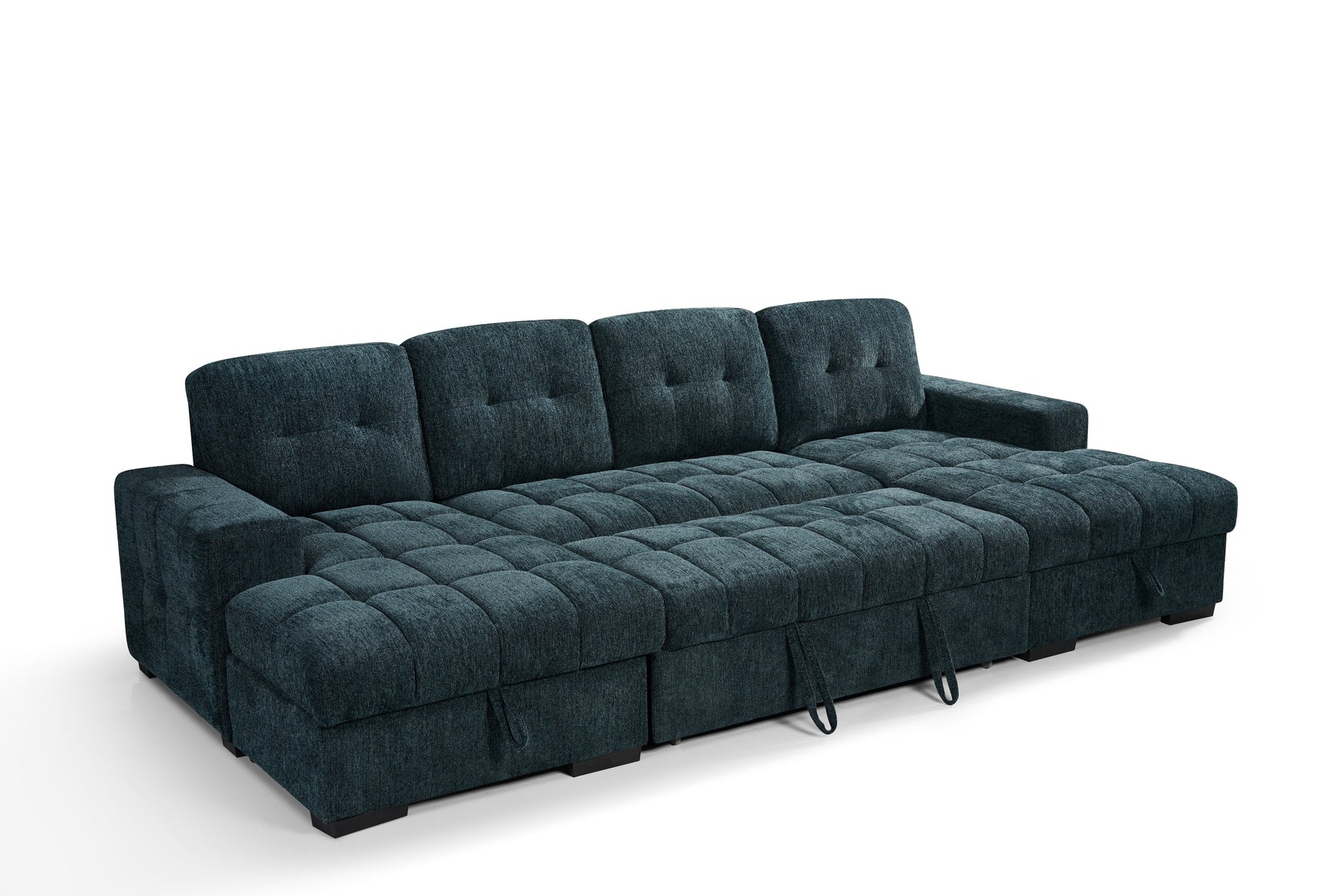Palermo Sofabed U Shape Corner In Teal