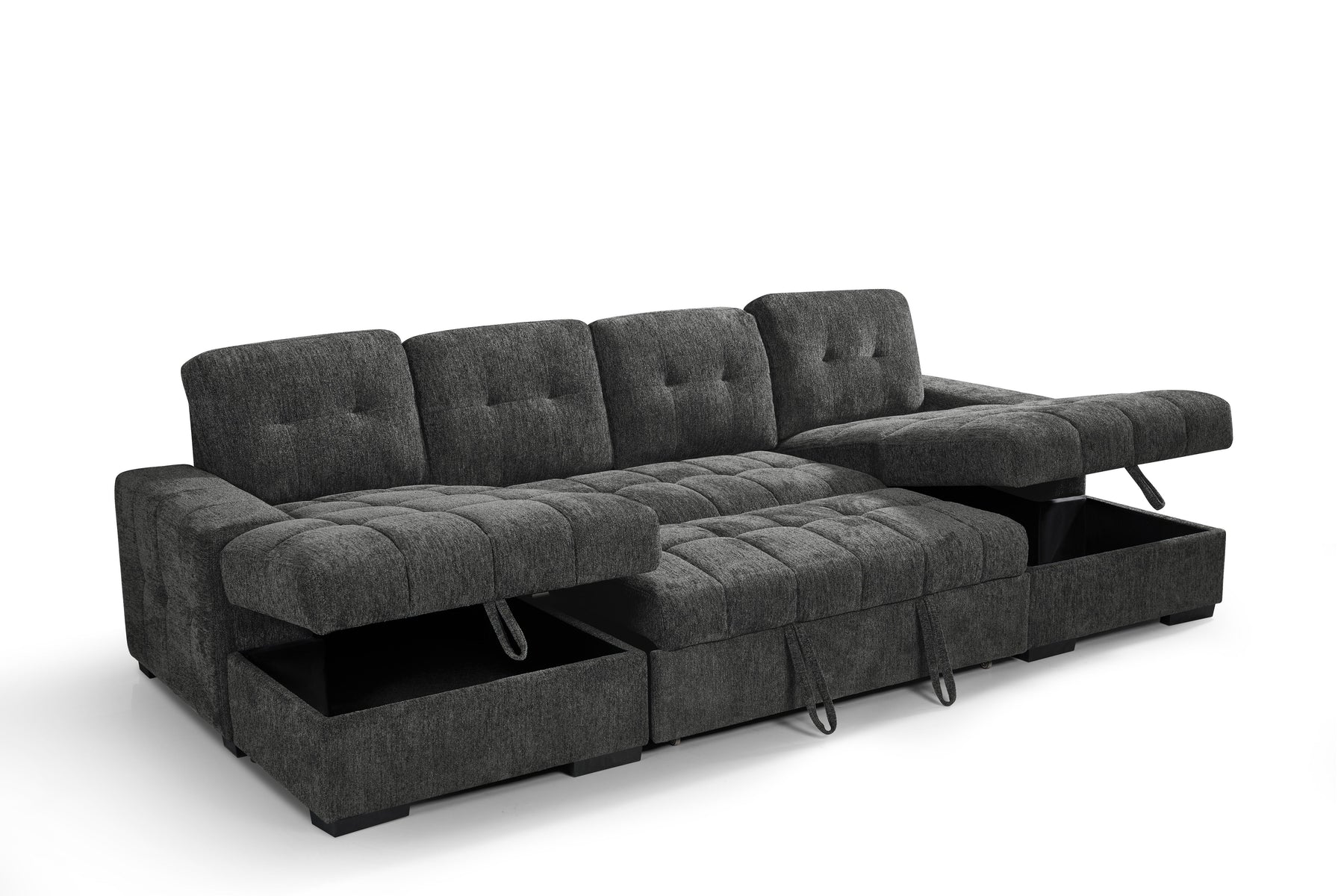 Palermo Sofabed  U Shape Corner In Grey