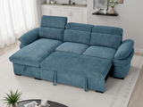 Hudson Sofabed Universal Corner In  Blue