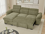 Hudson Sofabed Universal Corner In  Green