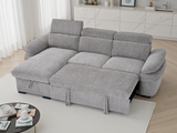 Hudson Sofabed Universal Corner In Grey