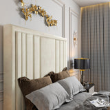 Atom Upholstered Soft Velvet TV Bespoke Bed Frame