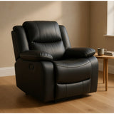 Harald Electric Recliner Sofa Armchair In Black