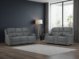 Harald Electric Recliner Sofa 3+2 Seater in Graphite