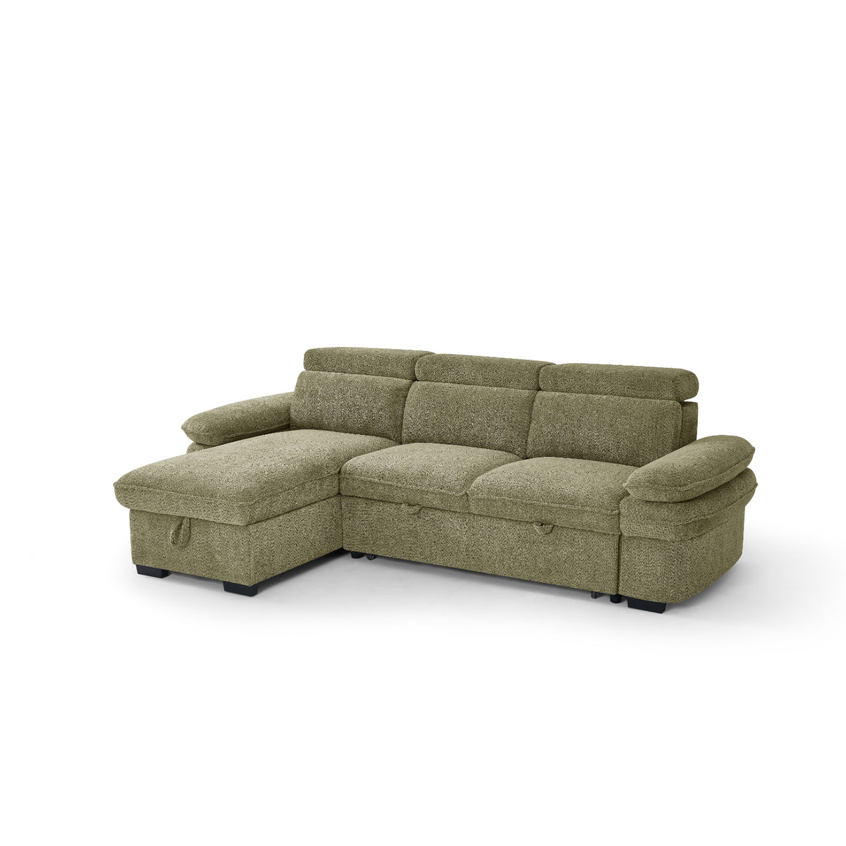 Hudson Sofabed Universal Corner In  Green