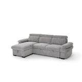 Hudson Sofabed Universal Corner In Grey