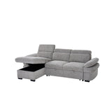 Hudson Sofabed Universal Corner In Grey