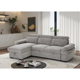 Hudson Sofabed Universal Corner In Grey