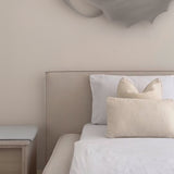 Luxe Boucle Upholstered Platform Bed Frame