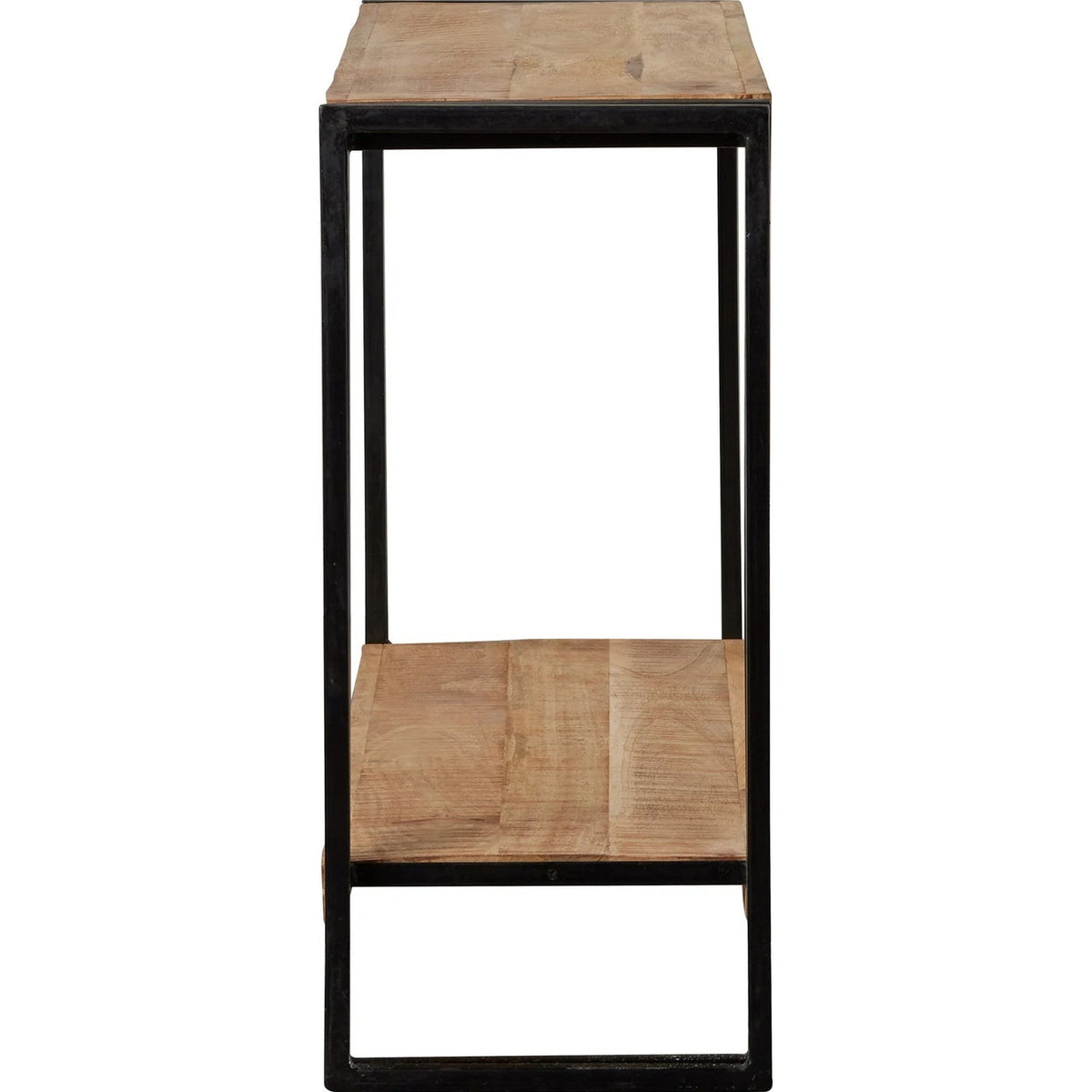 Rivetta Natural Industrial Mango Wood and Metal Console Table - image 8