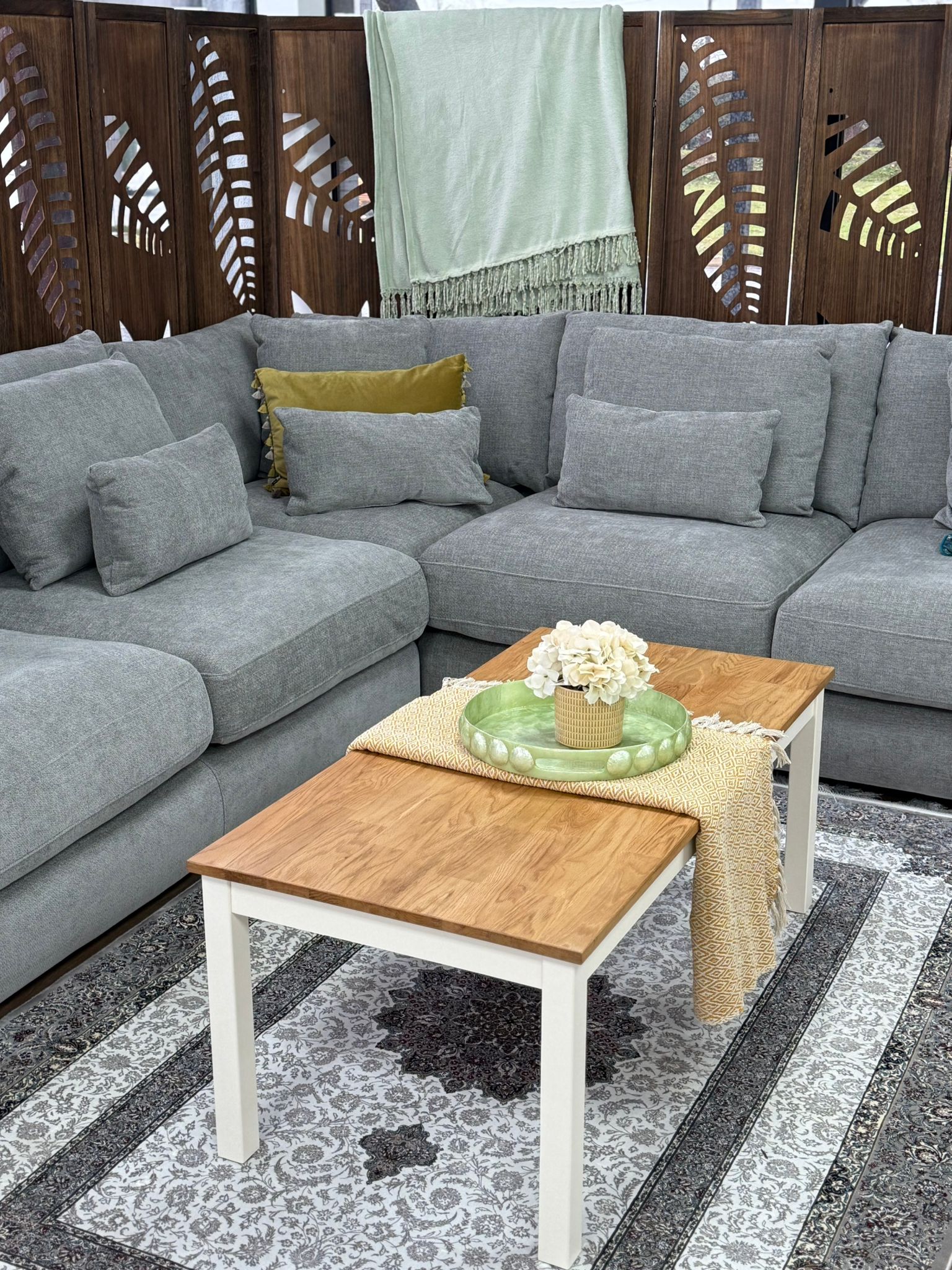 Jupiter Sofa Large Corner In Grey