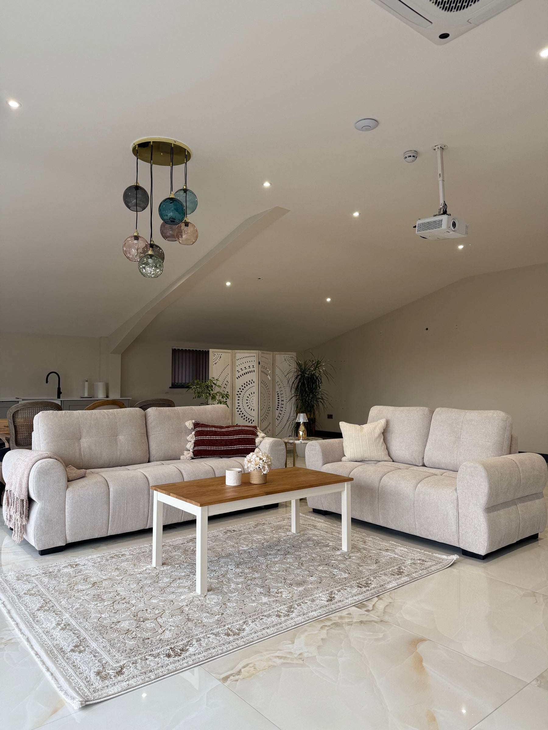 San Marino Sofa 3+2 Set In Beige