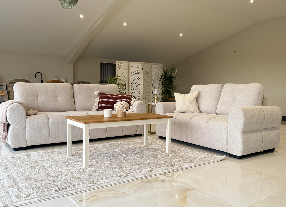 San Marino Sofa 3+2 Set In Beige