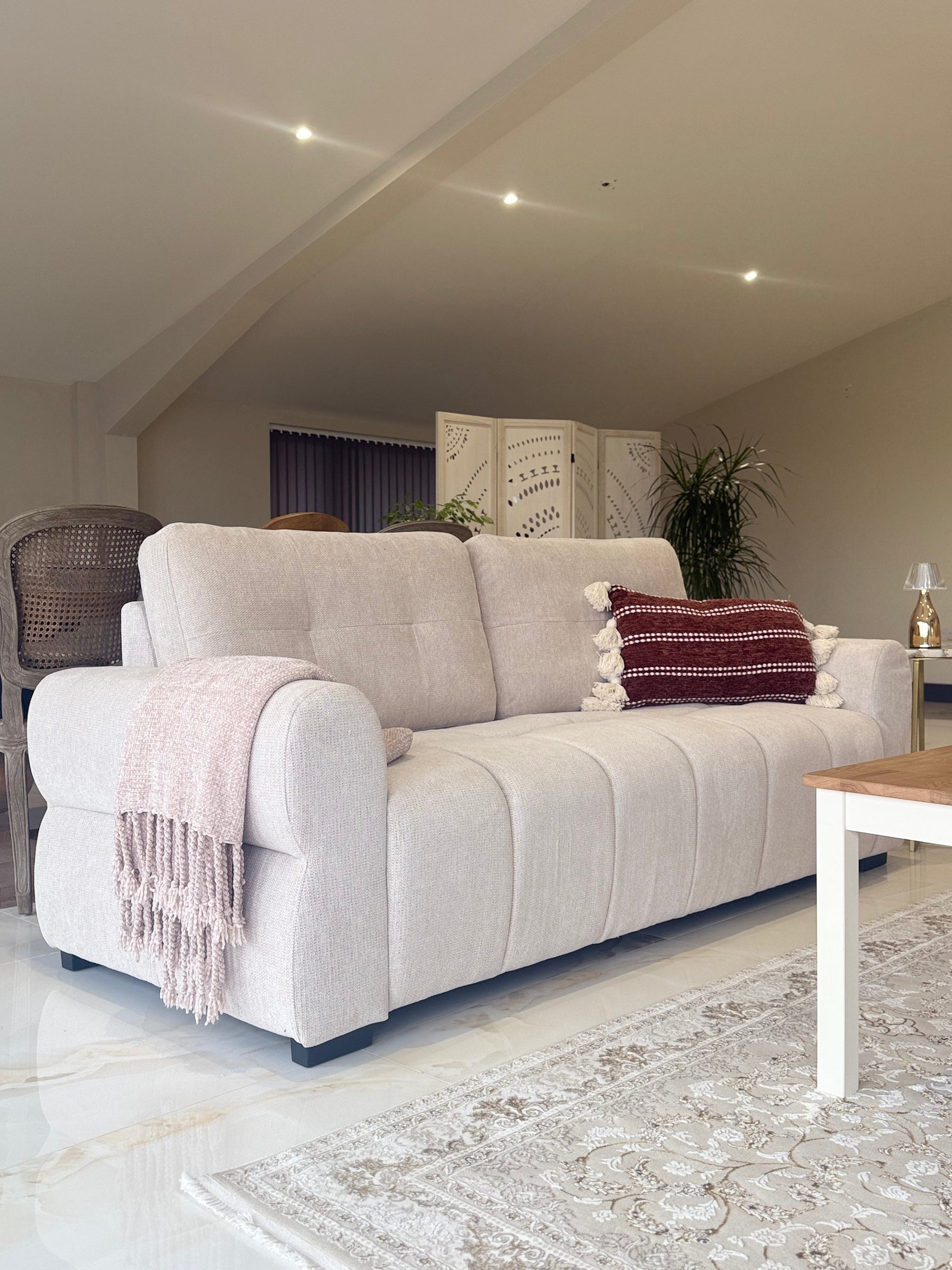 San Marino Sofa 3+2 Set In Beige