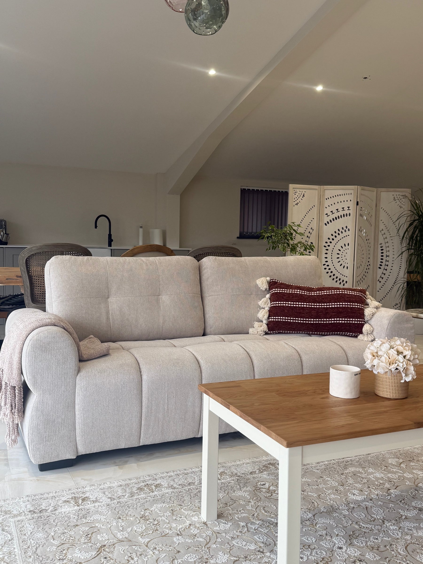 San Marino Sofa 3+2 Set In Beige