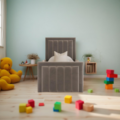 Bellemave Upholstered Fabric Kids Bed