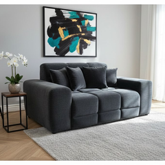 Jacob 2 Seater Sofa - Black