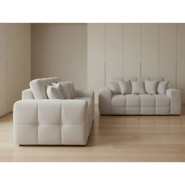 Jacob 3+2 Sofa  Set In Natural
