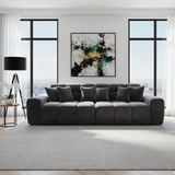 Jacob 4 Seater Sofa - Black