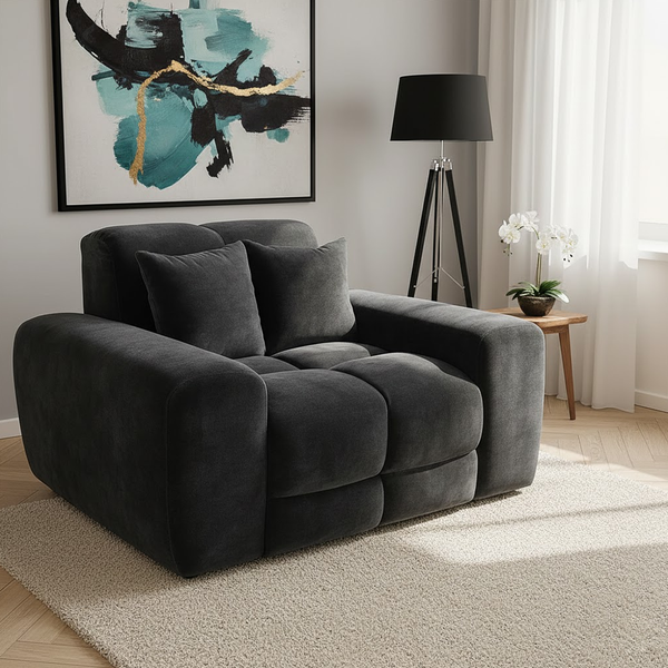 Jacob Armchair Sofa - Black