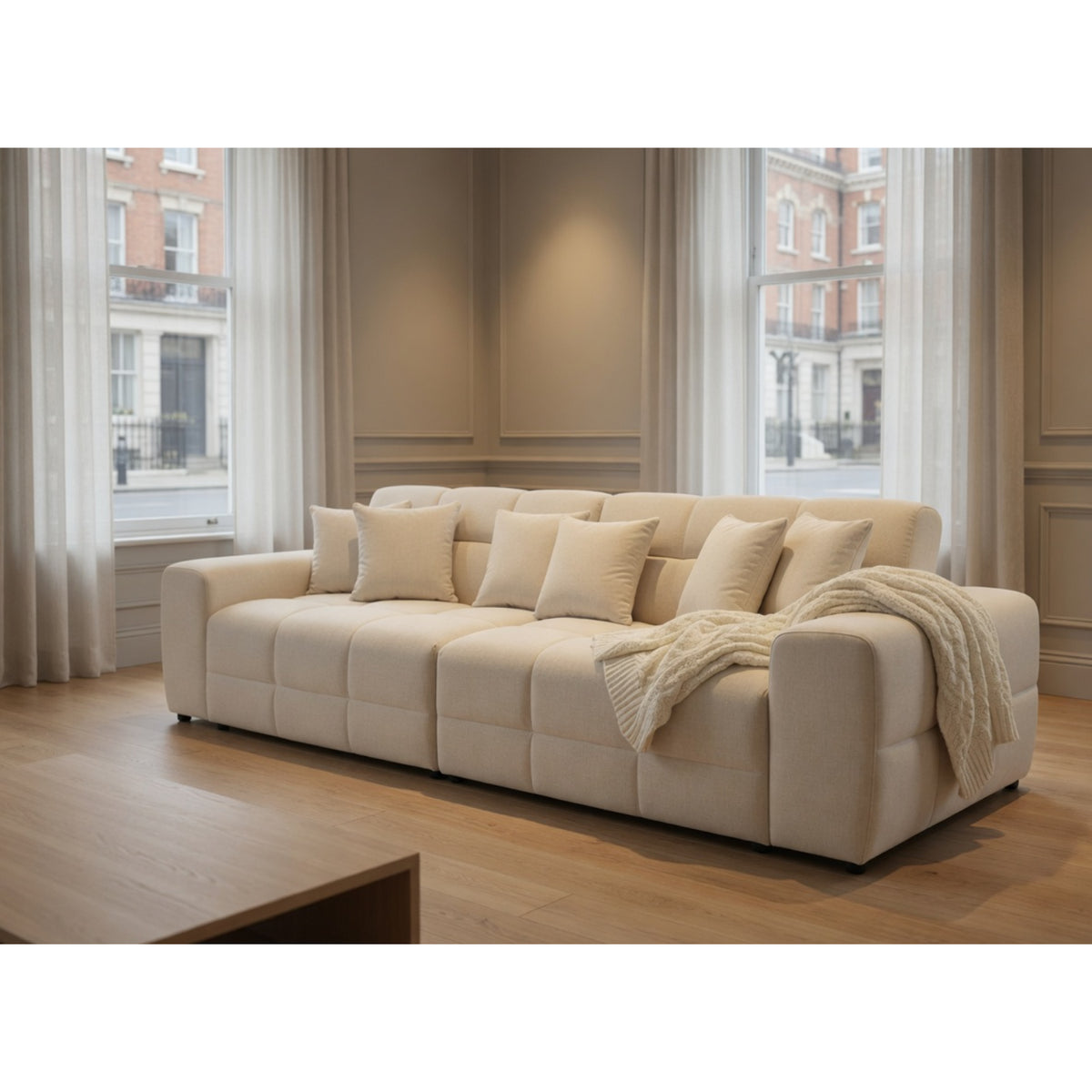 Jacob Sofa 4 Seater in Natural