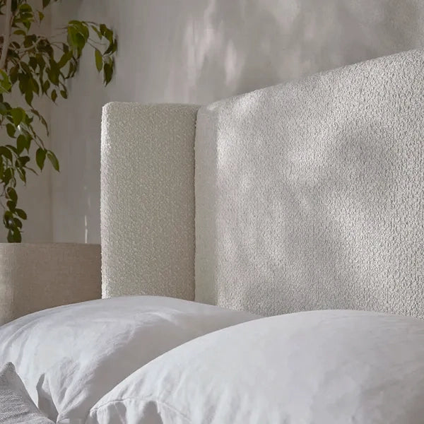 Juliette Boucle Upholstered Bed Frame