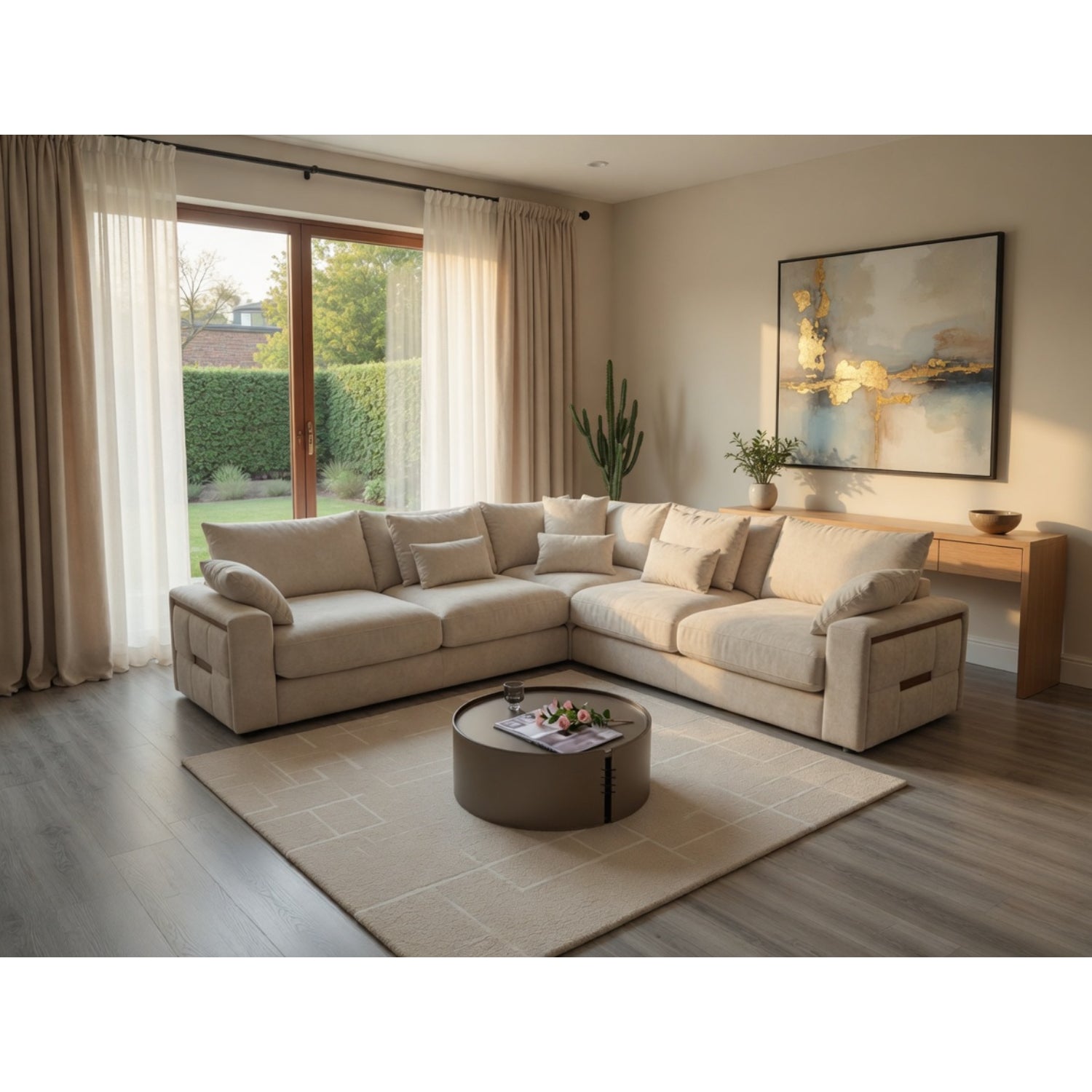 Jupiter Sofa Large Corner In Beige