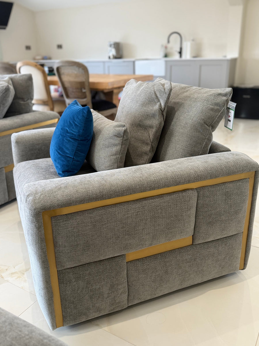 Alnwick Grey Armchair – view 2