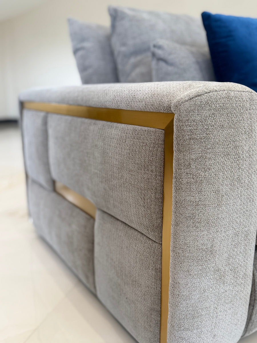 Alnwick Grey Armchair – view 3