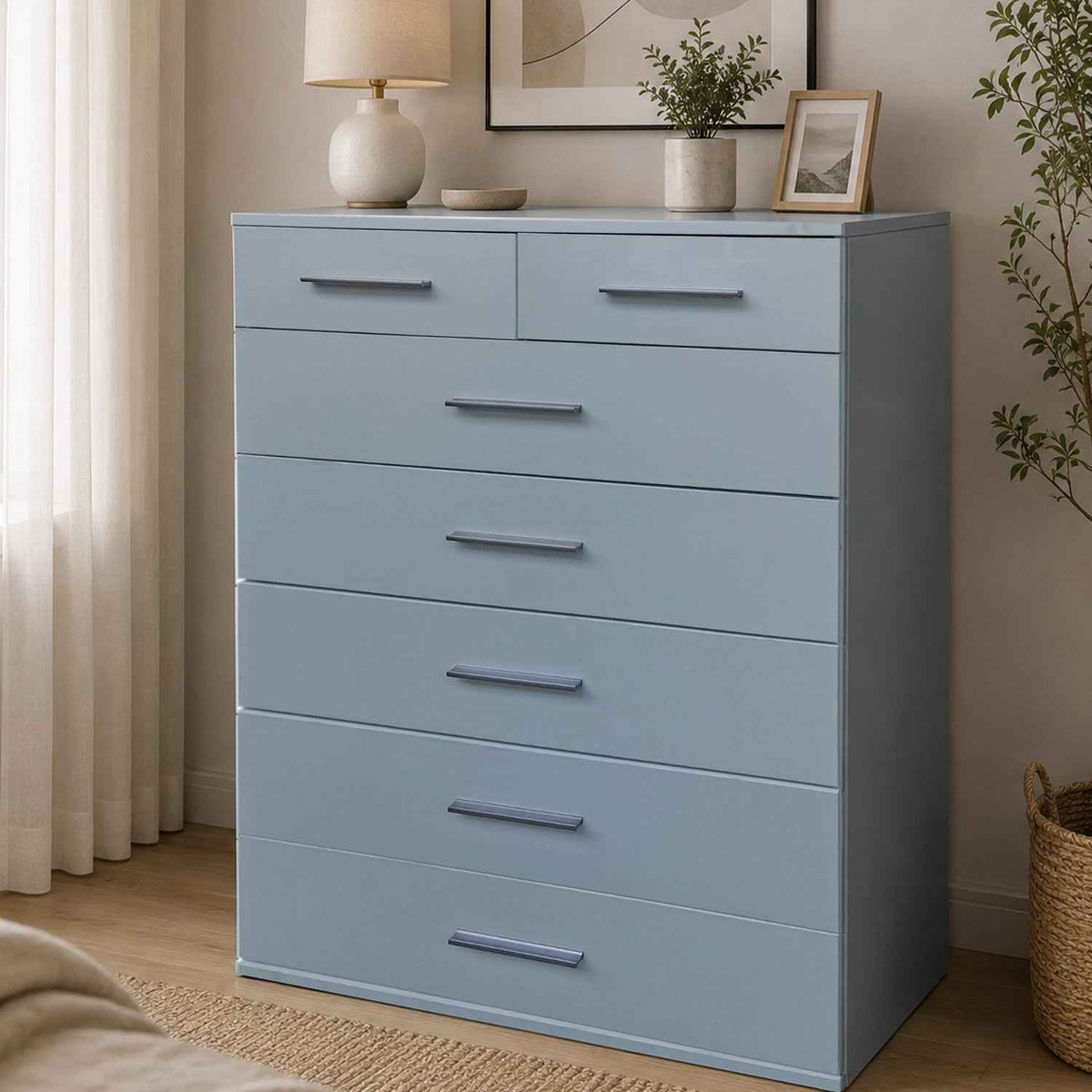 Windsor Grey 5 Plus 2 Chest of Drawers