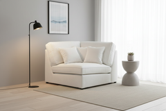 Kiana Modular Sofa Ivory Corner Piece