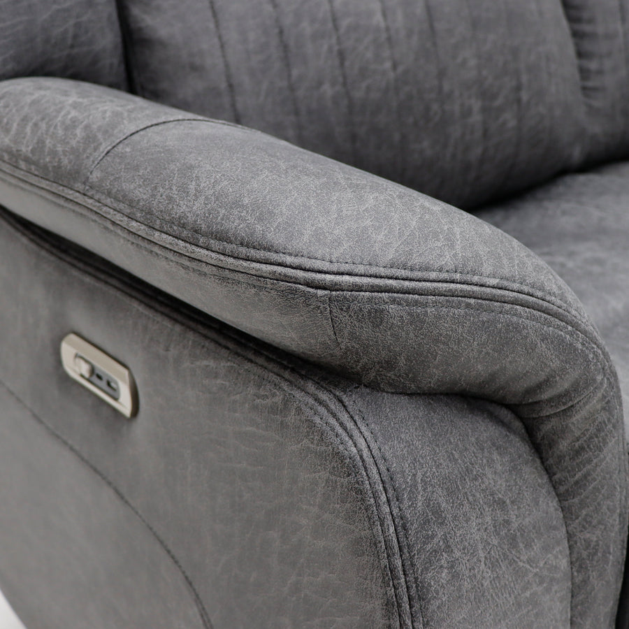Ashford Grey Electric Recliner Armchair – view 4