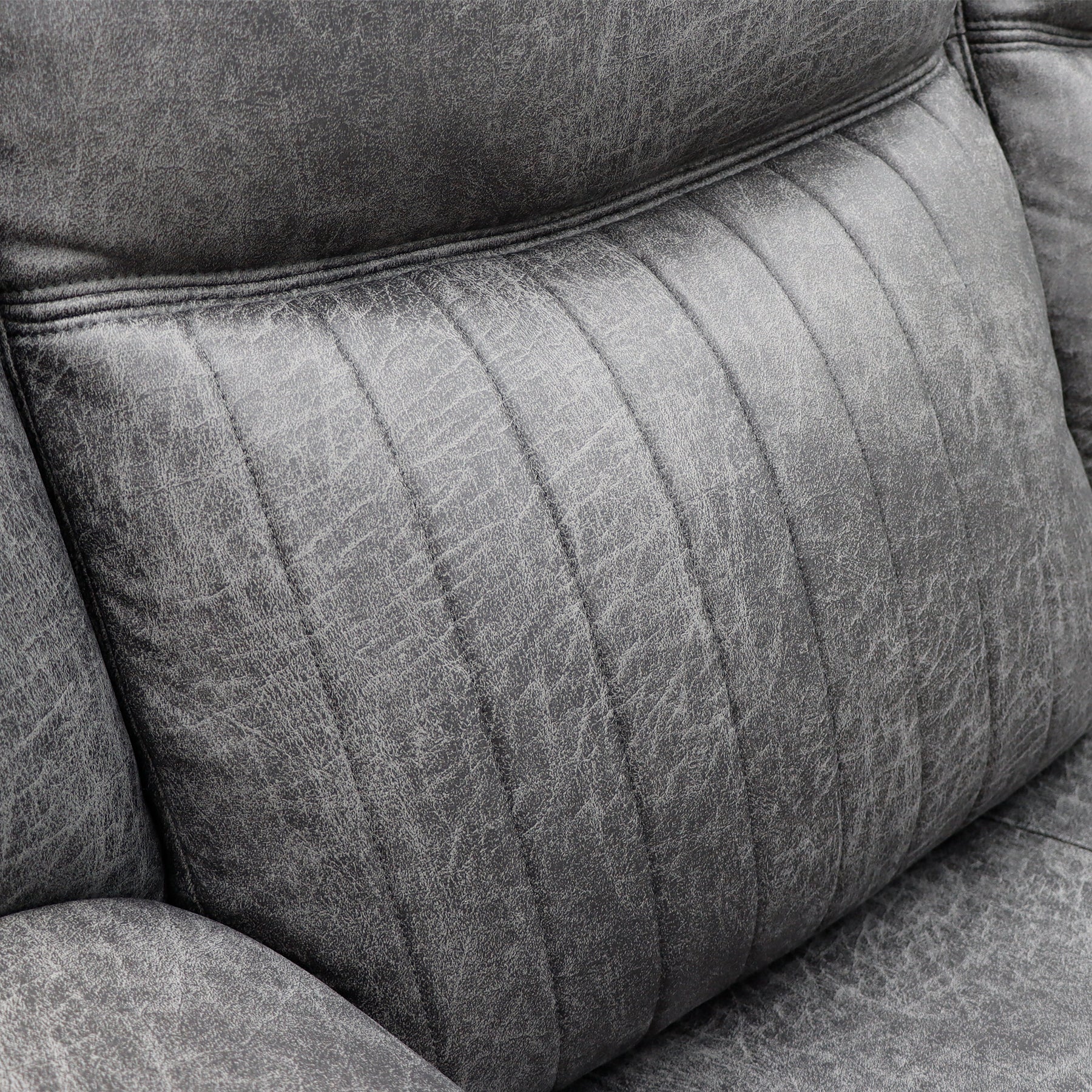 Leon Electric Recliner Sofa 3 Seater In Grey
