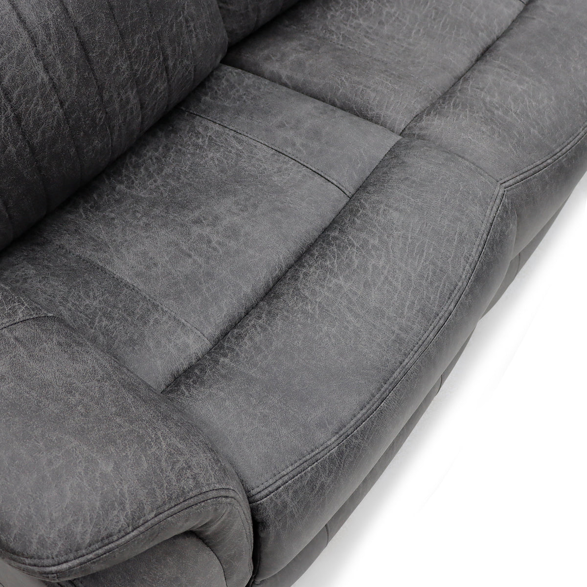 Leon Electric Recliner Sofa 3 Seater In Grey